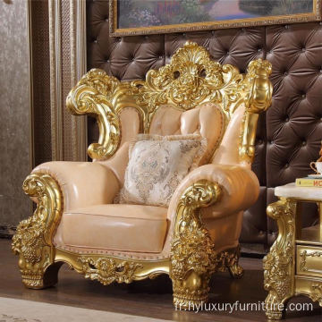 canapé classique en cuir chesterfield de luxe recherché à la main